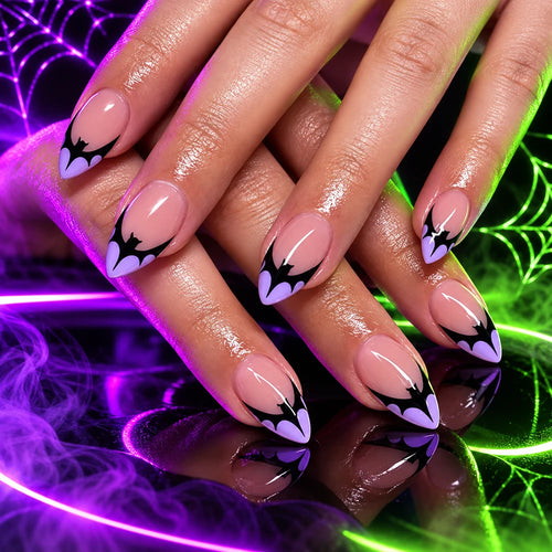 Halloween Bat Press On Nails
